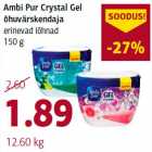 Allahindlus - Ambi Pur Crystal Gel õhuvärskendaja erinevad lõhnad 150 g