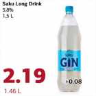 Allahindlus - Saku Long Drink 5,8% 1,5 L