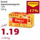 Allahindlus - Evesol küpsetusmargariin 70% 500 g