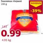 Saaremaa riivjuust
200 g