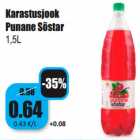 Allahindlus - Karastusjook
Punane Sõstar
1,5L