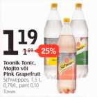 Allahindlus - Toonic Tonic, Mojito või Pink Grapefruit