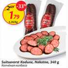 Allahindlus - Suitsuvorst Kodune, Nakotne, 340 g