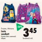 Frozen, Minions
Laste
sussikott