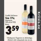 Castillo Del Baron
Vein 11%;