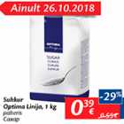 Allahindlus - Suhkur Optima Linija, 1 kg