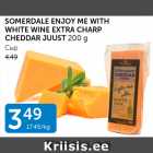 SOMERDALE ENJOY ME WITH WHITE EXTRA CHARP CHEDDAR JUUST 200 G