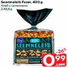 Allahindlus - Seemneleib Fazer, 400 g
