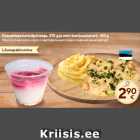 Kooreklops kartulipüreega, 275 g ja mini-toorjuustukook, 140 g
