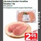 Охлаждённое филе грудки бройлера