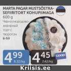 MARTA PAGAR MUSTSÕSTRA-SEFIIRITORT KOHUPIIMAGA 600 g