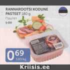 Allahindlus - RANNAROOTSI KODUNE PASTEET 180 g