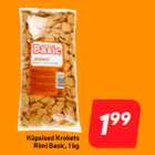 Allahindlus - Küpsised Krokets
Rimi Basic, 1 kg