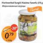 Магазин:Maxima,Скидка:Маринованные огурцы