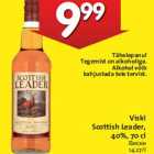 Allahindlus - Viski
Scottish Leader,
40%, 70 cl