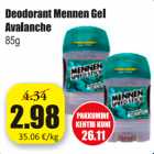 Allahindlus - Deodorant Mennen Gel Avalanche 85 g