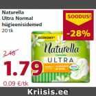 Naturella
Ultra Normal
hügieenisidemed
20 tk