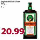 Allahindlus - Jägermeister liköör
35%
1 L