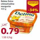 Delma Extra
võimaitseline
margariin
400 g