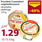 President Camembert
valgehallitusjuust