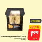 Vürtsikas vegan wrap Rimi, 240 g
