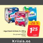 Jogurtijook Actimel, 4 x 100 g

