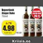 Allahindlus - Ingverijook Ginger Duke 750 ml