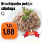 Kruubipuder peki ja sibulaga kg