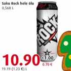 Alkohol - Saku Rock hele õlu