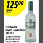 Alkohol - Venemaa viin Russian Standard Vodka