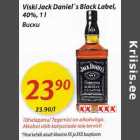Viski Jack Daniel's Black Label,40%, 1 l