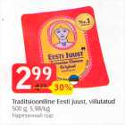 Traditsioniline Eesti juust, viilutatud, 500 g