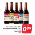 Alkohol - Saku Antvärk õlu, siider
ja muu alkohoolne jook, 33 cl*