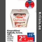 Allahindlus - Kompvekikarp Raffaello, Ferrero, 150 g