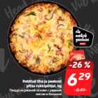 Магазин:Hüper Rimi, Rimi,Скидка:Пицца на ржаной основе с рваным
мясом и беконом