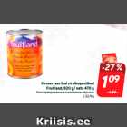 Konserveeritud virsikupoolikud
Fruitland, 820 g/ neto 470 g