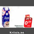Магазин:Hüper Rimi, Rimi,Скидка:Цельное молоко