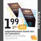 Valgehallitusjuust Danish Brie või Camembert