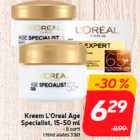 Kreem L'Oreal Age
Specialist, 15-50 ml
