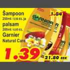 Allahindlus - Šampoon/ palsam Garnier Natural Care