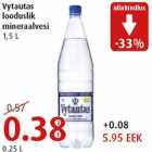 Allahindlus - Vytautas looduslik mineraalvesi