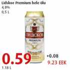 Alkohol - Lidskoe Premium hele õlu