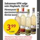 Saksamaa KPN valge vein Maybach, 750 ml