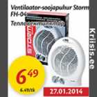 Allahindlus - Ventilaator-soojapuhus Storm FH-04