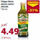 Filippo Berio
ekstra-neitsioliiviõli
750 ml