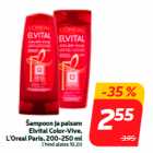 Šampoon ja palsam
Elvital Color-Vive,
L'Oreal Paris, 200-250 ml