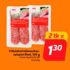 Viilutatud külmsuitsusalaami
Rimi, 100 g