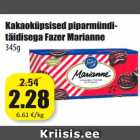 Kakaoküpsised piparmünditäidisega Fazer Marianne 345 g