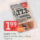 Allahindlus - Sardell 77,7%