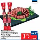 Allahindlus - Täissuitsuvorst Ordu küüslauguga, Nõo, 250 g